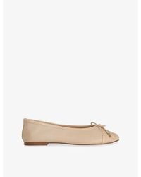 Dune - Haliah Patent-Leather Ballet Flats - Lyst