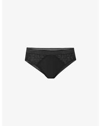 Wacoal - Raffiné Mid-Rise Lace Stretch-Woven Briefs - Lyst