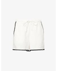 Rails - X Lspace Sunny Stitch Cotton Shorts - Lyst
