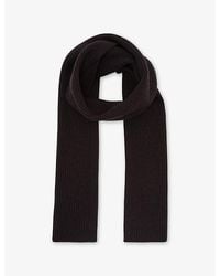 Reiss - Chesterfield Ribbed Merino-Wool Scarf - Lyst