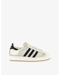 adidas - Superstar Ii Woven Metallic Trainers - Lyst