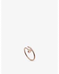 Cartier - Juste Un Clou Small 18Ct Rose- Ring - Lyst