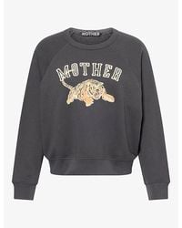 Mother - The Concert Tiger-Graphic Cotton Jumper - Lyst