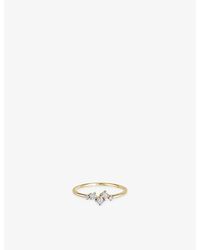 Astley Clarke - Cluster 14Ct- And 0.13Ct Lab-Grown Diamond Promise Ring - Lyst