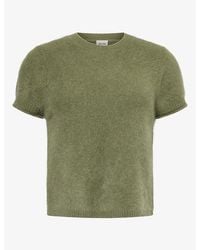 ME+EM - Baby Shrunken Brushed Merino-Wool T-Shirt - Lyst