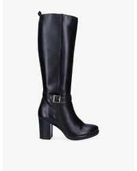 Carvela Kurt Geiger - 2 Buckle-Embellished Leather Knee-High Boots - Lyst