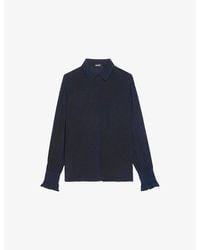 Zadig & Voltaire - Ruffled-Cuffs Long-Sleeves Woven Shirt - Lyst