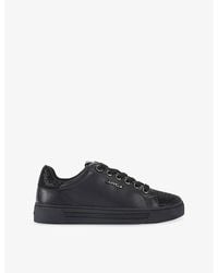 Carvela Kurt Geiger - Daze Embellished Faux-Leather Trainers - Lyst