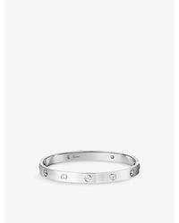 Cartier - Love Classic 18Ct- And 0.42Ct Diamond Bracelet - Lyst