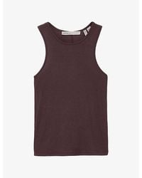 AllSaints - Teresa Slim-Fit Stretch-Jersey Vest - Lyst
