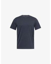 Moncler - Badge Crewneck Cotton-Jersey T-Shirt - Lyst