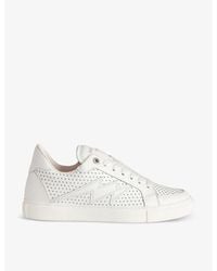 Zadig & Voltaire - Zv1747 La Flash Leather Low-top Trainers - Lyst