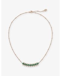 Cartier - Clash De 18Ct Rose- And Dyed Agate Necklace - Lyst