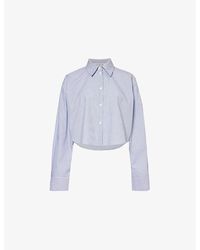 Acne Studios - Satai Striped Cotton Shirt - Lyst
