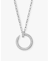 Cartier - Juste Un Clou 18Ct- And 4.73Ct Brilliant-Cut Diamond Pendant Necklace - Lyst