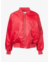 Anine Bing - Leon Woven Bomber Jacket - Lyst