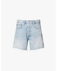 Citizens of Humanity - Marlow Long Denim Shorts - Lyst