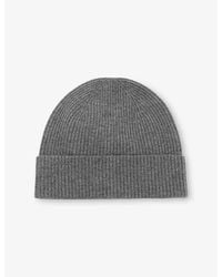 Reiss - Chaise Ribbed Wool Beanie - Lyst
