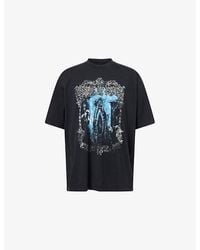 Vetements - Printed Short-Sleeves Cotton-Jersey T-Shirt - Lyst