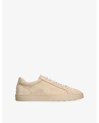 Tod's - Allacciata Cassetta Suede Low-Top Trainers - Lyst