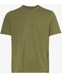 7 For All Mankind - Luxe Performance Crewneck Regular-fit Stretch-cotton Jersey T-shirt - Lyst