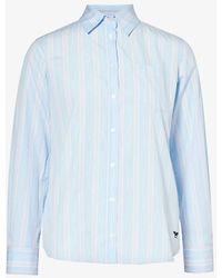 Weekend by Maxmara - Bahamas Striped Cotton Shirt - Lyst