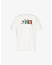 Market - Fold Brand-print Cotton-jersey T-shirt - Lyst