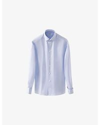 Eton - Signature French-Cuff Slim-Fit Cotton-Twill Shirt - Lyst