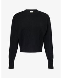 LeKasha - Crew Neck Cashmere Knit Jumper - Lyst
