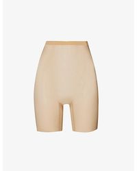 Wolford - Semi-Sheer High-Rise Stretch-Tulle Shorts - Lyst