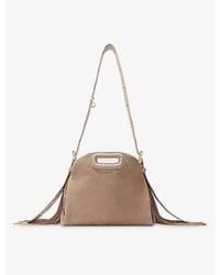 Maje - Miss M Mini Suede Shoulder Bag - Lyst
