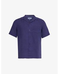 Vilebrequin - Charli Brand-embroidered Linen Shirt - Lyst