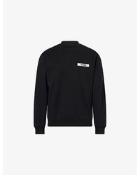 Jacquemus - Gros Grain Crewneck Cotton-Jersey Sweatshirt - Lyst