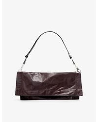 AllSaints - Lutece Leather Shoulder Bag - Lyst