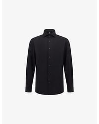 BOGGI - Classic-Collar Regular-Fit Cotton-Jersey Polo Shirt - Lyst