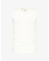 Rick Owens - Basic Sleeveless Cotton Tank Top - Lyst