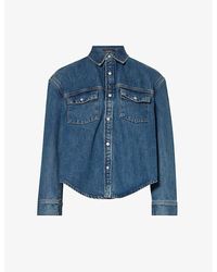 Wardrobe NYC - Flap-pocket Push-stud Denim Shirt - Lyst