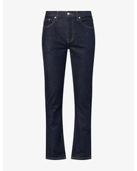 FRAME - Modern Straight Slim-Fit Denim Jeans - Lyst