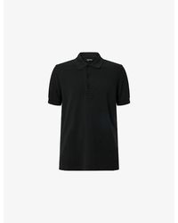 Tom Ford - Short-Sleeve Piquet Cotton-Blend Polo Shirt - Lyst