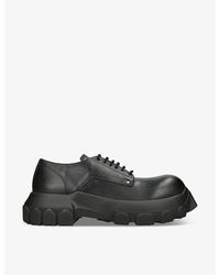 Rick Owens - Bozo Tractor Platform Leather Oxford Shoes - Lyst