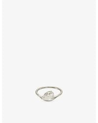 Indigo Lune - Pia Platinum Plated Stainless-Steel Ring - Lyst