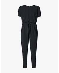 Sweaty Betty - Explorer Tapered-Leg Stretch-Woven Jumpsuit - Lyst