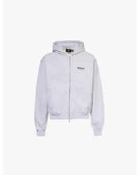 Represent - Owners Club Brand-Print Relaxed-Fit Cotton-Jersey Hoody - Lyst