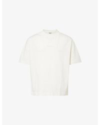 The Couture Club - Emblem Slub Graphic-Print Cotton T-Shirt - Lyst