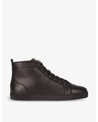 Christian Louboutin - Louis Leather High-top Trainers - Lyst