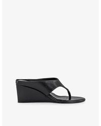 Tony Bianco - Swift Heeled Leather Wedges - Lyst