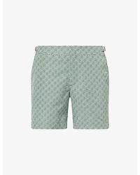 Orlebar Brown - Bulldog Portico Printed Swim Shorts - Lyst