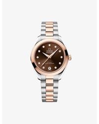 Omega - Seamaster Aqua Terra 150M Sedna On Stainless-Steel And 0.10Ct Diamond Watch 30Mm - Lyst