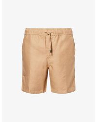 Derek Rose - Sydney Drawstring-Waist Linen Shorts - Lyst