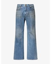 Willy Chavarria - Relaxed-Fit Flared Cotton Denim Jeans - Lyst